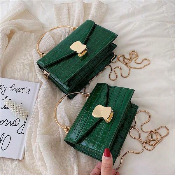 

evening bags stone pattern pu leather crossbody for women 2021 mini shoulder messenger bag with metal handle lady travel tote square