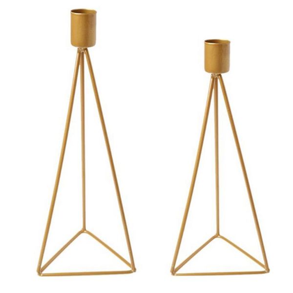 

candle holders 2 pcs/set decoration candlestick geometric holder rack deskhome accessories