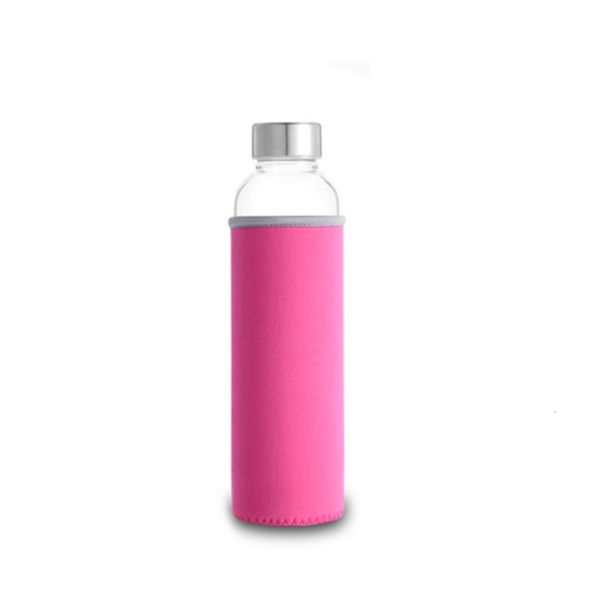 

upors brand 550ml sport style glass water bottle portable bicycle tour solid transparent office bottle