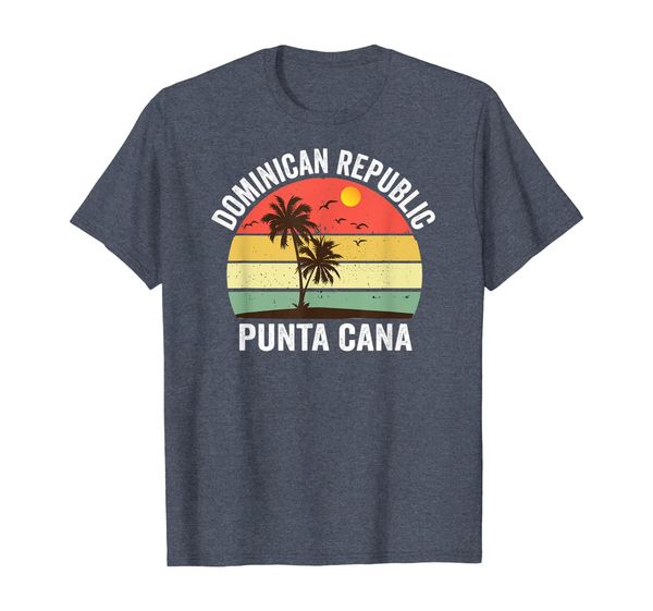 

punta cana beach souvenir t shirt dominican republic 2019, White;black