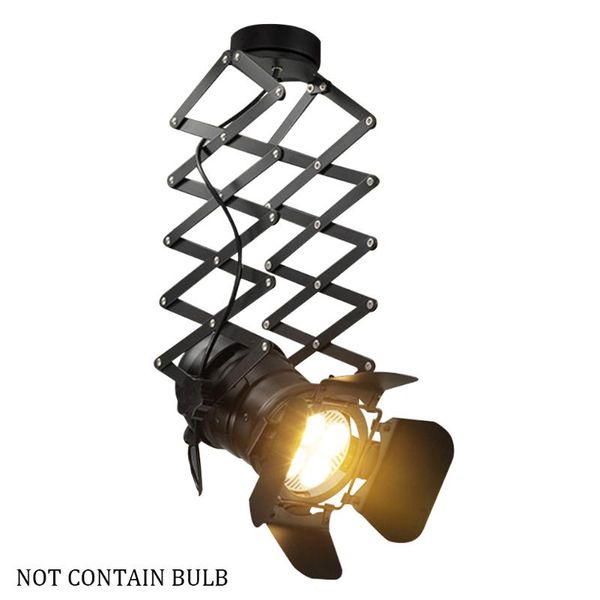 

e27 bedroom track ceiling lamp retro industrial high power bar spotlight l clothing store iron art indoor led