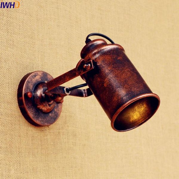 

wall lamp iwhd rust retro vintage led wandlamp dinning room loft industrial arm light sconce lampen arandelas