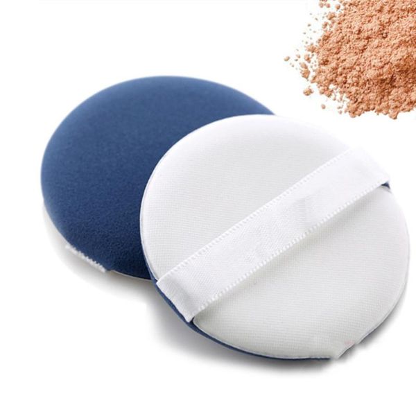 

sponges, applicators & cotton makeup facial powder puff cosmetics blush round foundation face (blue)