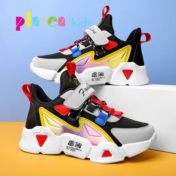 

winter kids sport shoes for boys sneakers girls autumn casual children shoes boy running child shoes chaussure enfant 210308, Black