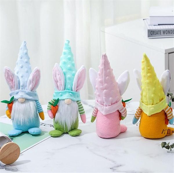 

easter bunny gnome party plush scandinavian decorations nordic dwarf figurines table gnomes decor doll ornaments dwb12493