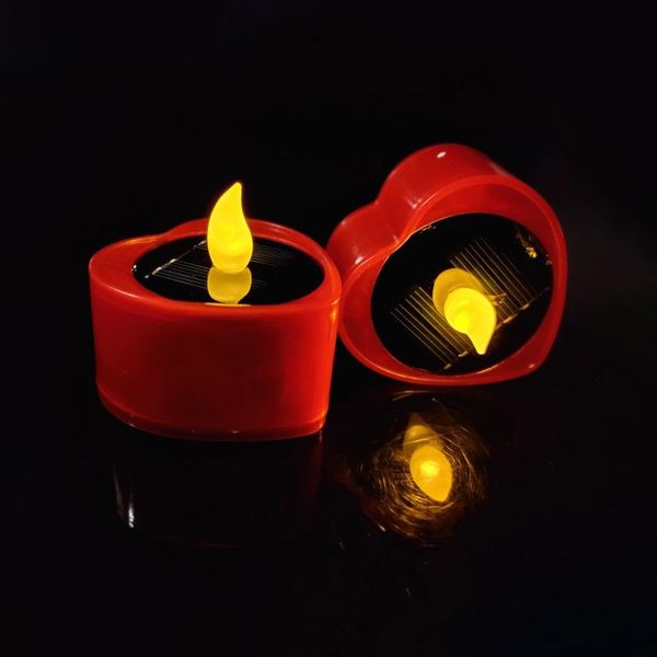

6pcs led candles outdoor waterproof electric candle lamp simulation tea light wedding birthday party decor candle accessorie