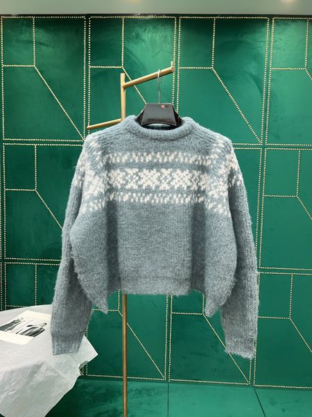 

new mohair knitted sweater for early springtemperament, White;black