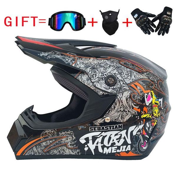 

motorcycle helmets four seasons cross country helmet, male full road racing three pieces for free