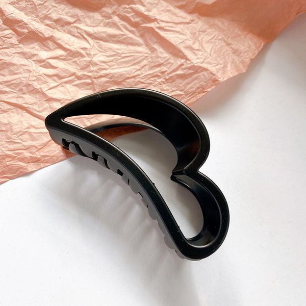 

woman heart acrylic hair claws women transparent hairpins lady hair accessories barrettes headwear, Golden;silver