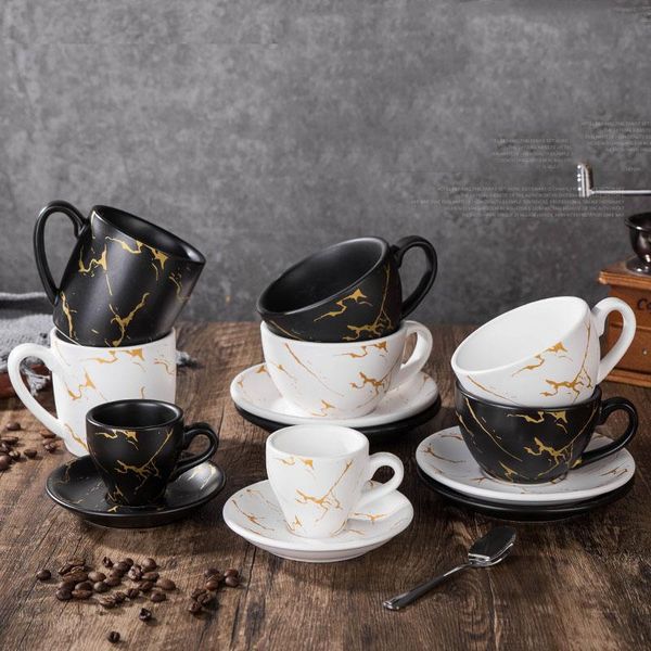 

mugs ceramic garland coffee cup table decoration restaurant el service and saucer set kitchen storage supplies milk