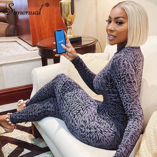 

zipper printed sporty fitness bodystocking women long sleeve 2021 autumn winter bodycon rompers jumpsuits active wear, White;black