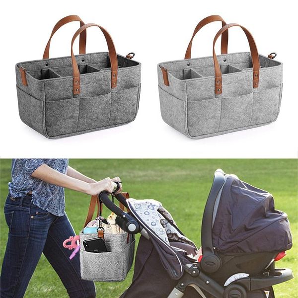 

storage bags baby diaper caddy organizer portable holder shower basket nursery bin car for wipes toys tote ba