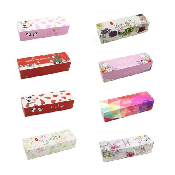

gift wrap 20pc 60-80g mid-autumn festival mooncake paper box christmas wedding birthday party handmade flower thank you boxes packing