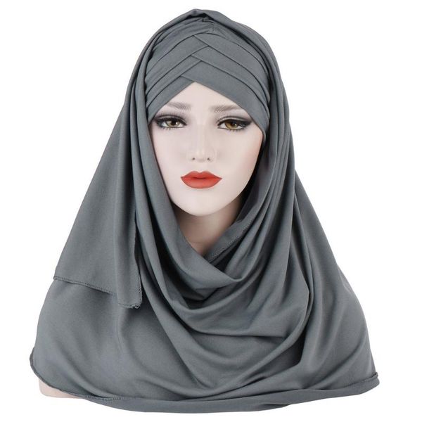 Sciarpe Donna India Cappello Musulmano Volant Cancro Chemio Beanie Turbante Wrap Cap Sciarpa Scialle Echarpe Voile Femme Musulman