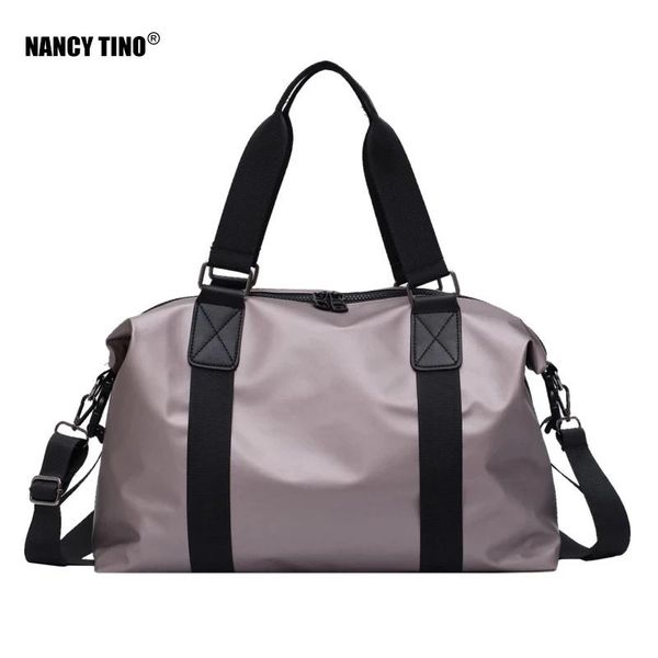 

outdoor bags nancy tino women sports fitness bag men gym yoga big travel duffle handbag for weekend blosa waterproof sac de sport