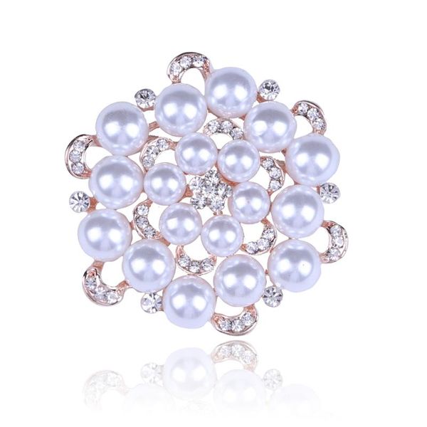 

pins, brooches 1pcs japan and south korea fashion brooch high-grade female luxury sweater pearl for women formal dress accessories, Gray