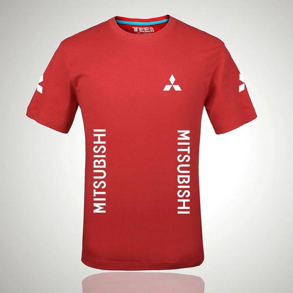 

men's t-shirts fashion short sleeve t-shirt men mitsubishi print t shirt o-neck shirts clothes tee, White;black