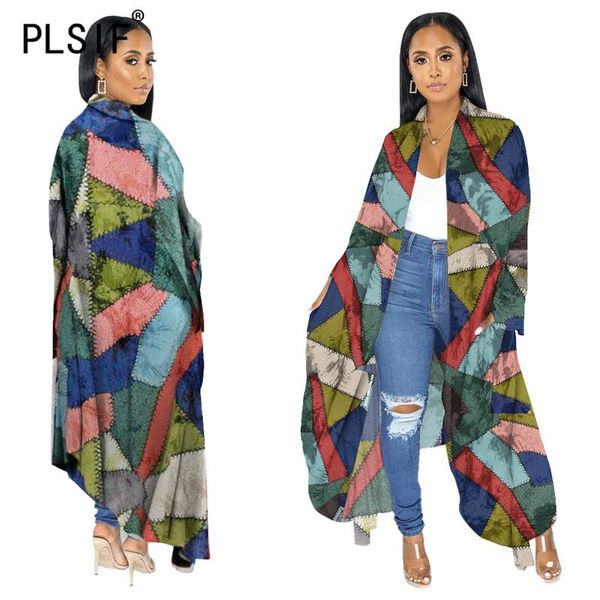 

women's trench coats young party lady fashion long sleeve cardigan high street chic bohemia style, Tan;black