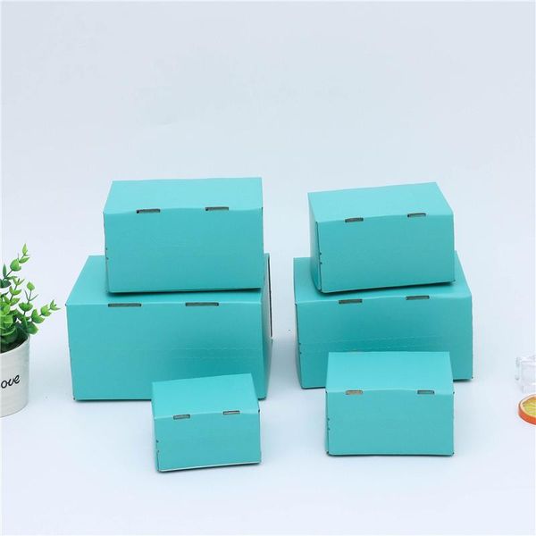 

gift wrap 10pcs/lot tiffany blue corrugated box mailer for postal transport carton surprise packaging blind