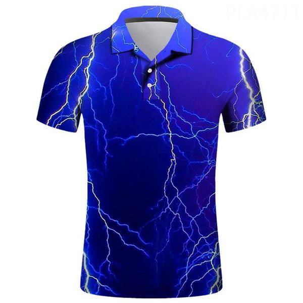 

men's polos 2021 summer mens shirt 3d printed personal o-neck short-sleeves casual streetwear fashion oversized clothing, White;black