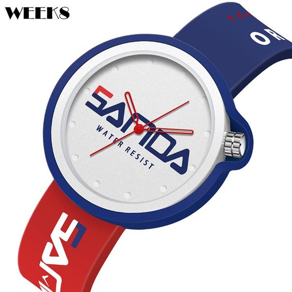 

wristwatches fashion watch for boys men casual 50 meters waterproof watches mens sports personality minimalist montre homme, Slivery;brown