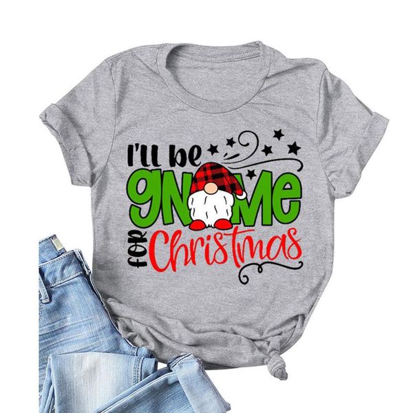 

women's t-shirt christmas letter print t shirt for women short sleeve ladies femme t-shirts camisetas mujer manga corta tshirts, White