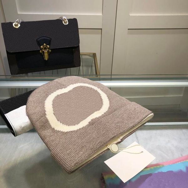 

good quality classic letter design knitted beanie caps 4 color for men's women's autumn winter warm thick wool embroidery cold hat, Blue;gray