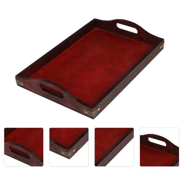 

practical tray wooden teahouse tray holding wooden storage supply