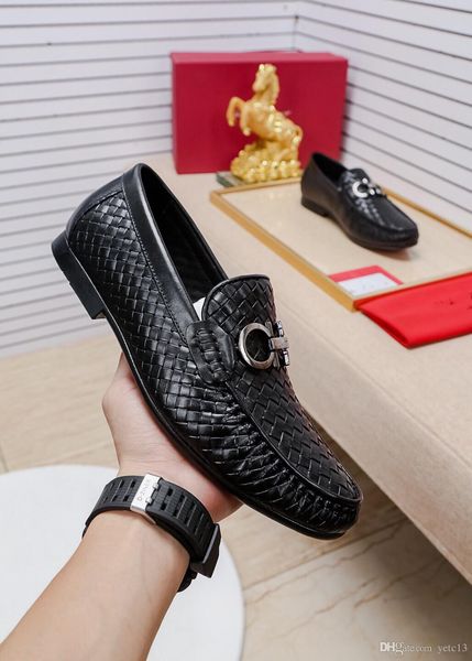 

77 retro bullock design men business formal shoes classic square toe leather shoes men oxford luxury dress shoes big size 38-45 22, Black
