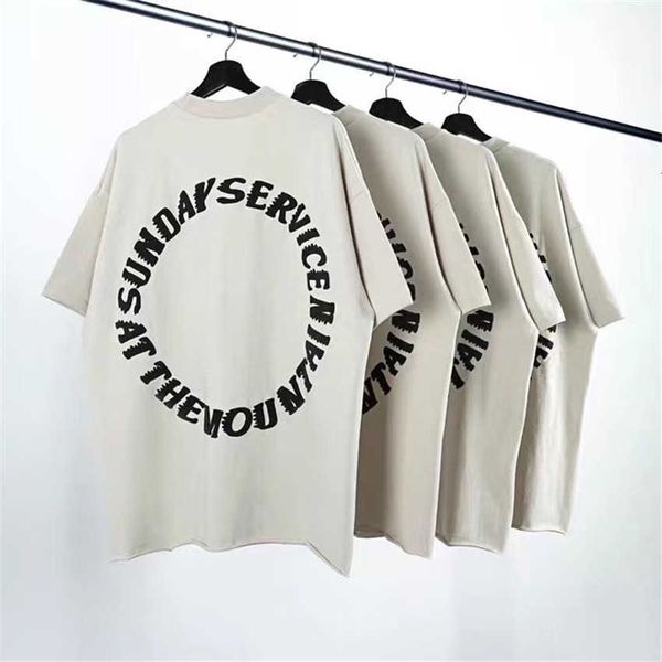 

men's t-shirts kanye west sunday service t shirt men women 1:1 season 6 3d foam printing holy spirit t-shirt 2r0f, White;black