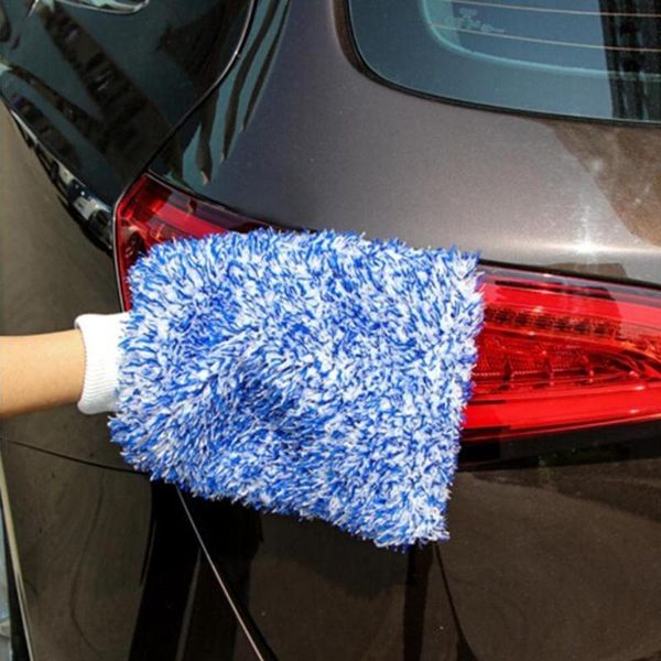 

car sponge soft absorbent gloves cleaning super and easy to wash clea beauty fleece coral tool double-side m9h9