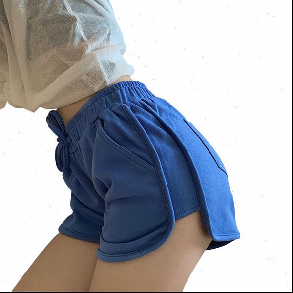 

women fashion drawstring shorts summer female elastic waist jogging short pants ladies casual cotton solid color loose shorts, White;black