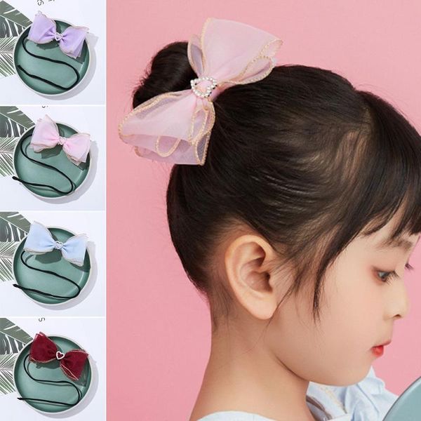 Accessori per capelli Flower Magic Bun Maker Bowknot intrecciato per bambini Hairpin Hairstyle Stick Scrunchies Tools