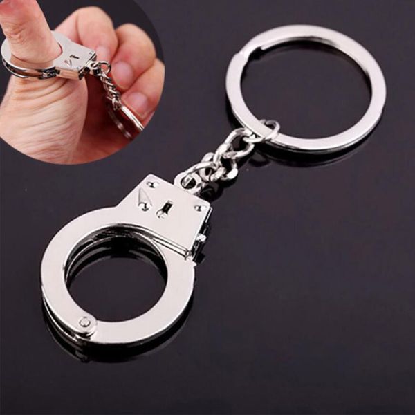 Algemas de moda Chaveiro Chaveiro Chaveiro Chaveiro Handcuffs Modelo Fivela Chave para Melhores Acessórios de Jóias de Presente