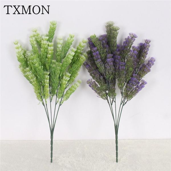 

decorative flowers & wreaths simulation green plastic flower 5 branches snapdragon artificial fake home living room botanical decoration po
