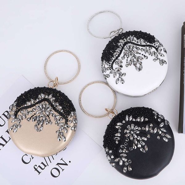

dinner handbag women's dress evening round diamond banquet bag