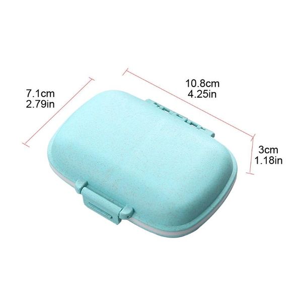 

storage bottles & jars portable case daily organizer 8 compartments vitamins cod