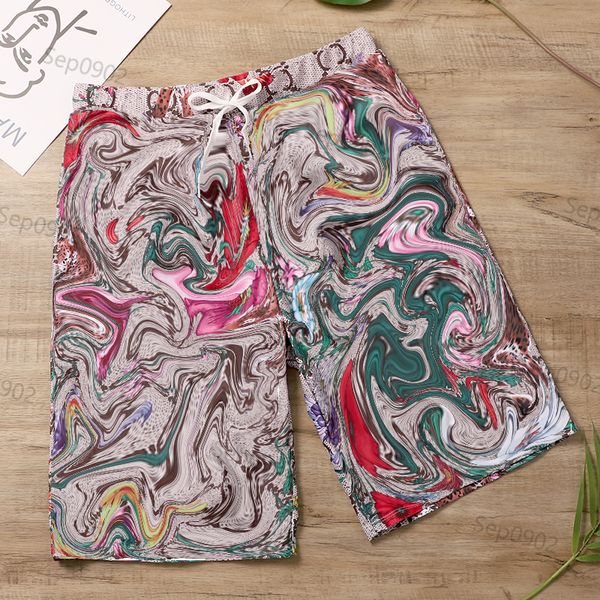 Clássico floral impressão swimwear homens tigre imprime calças de praia novidade homem designer homem beachwear estilo casual macho beachwears
