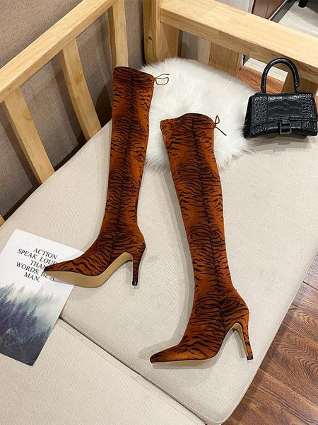 

boots women's rubber pointe shoes boots-women luxury designer thigh high heels rain pointy ladies 2021 fashion s, Black