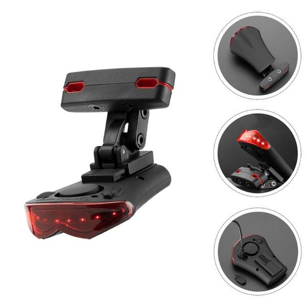 bike lights 1pc creative tail light rear lamp mountain warning (black)