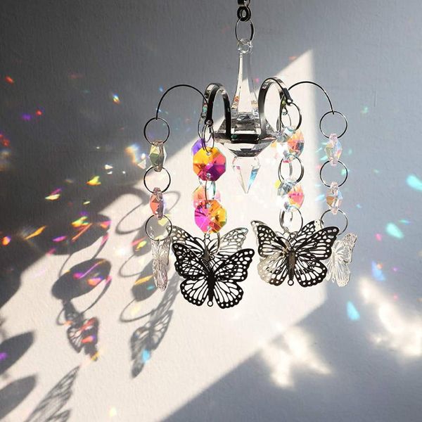 

crystals ball prisms suncatcher window hanging ornament hanger rainbow maker collection home garden decor pendant with hook