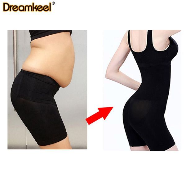 

women's shapers body shaper waist trainer lingerie slimming shapewear belt bodysuit women bulifter high corrective underwear u, Black;white