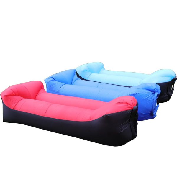

camp furniture outdoor lazy sofa sleeping bag portable folding rapid inflatable air adults kids beach lounge blow-up lilo bed