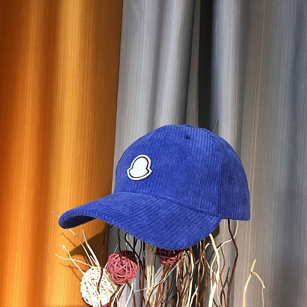 

designer corduroy baseball caps fashion  luxurys designers hats mens ball caps women baseball cap visor casquette 7 color d2109293z, Blue;gray