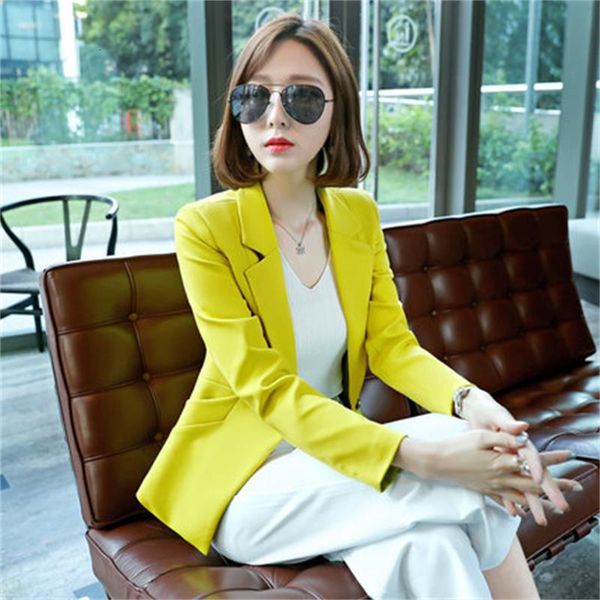 

small 2021 new short paragraph slim spring and autumn suit female jacket long sleeve blouse fashion ms 5qxk, White;black