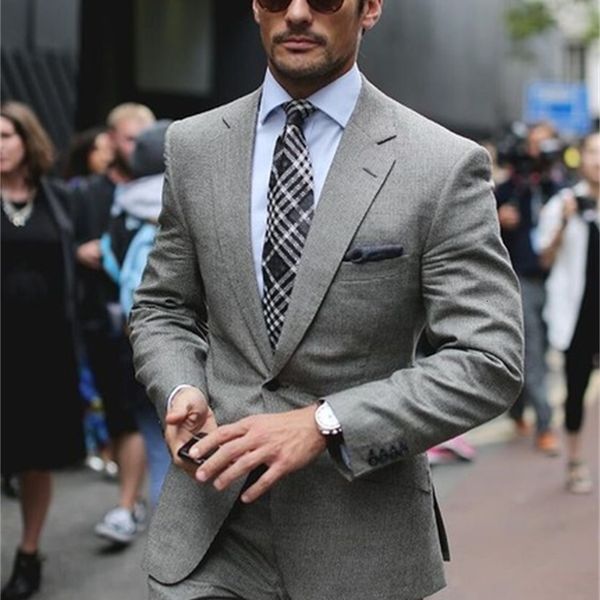 

men's suits & blazers light gray suit with a fair cut, wedding , two pieces (jacket + pants tie) man h28l, White;black