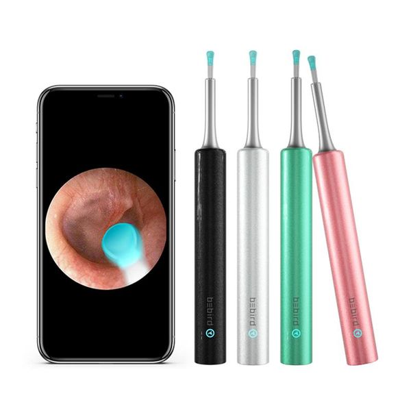 

electric nose & ear trimmers bebird wax cleaner removal endoscope tool safe smart visual stick in-ear cleaning mini camera 300ma