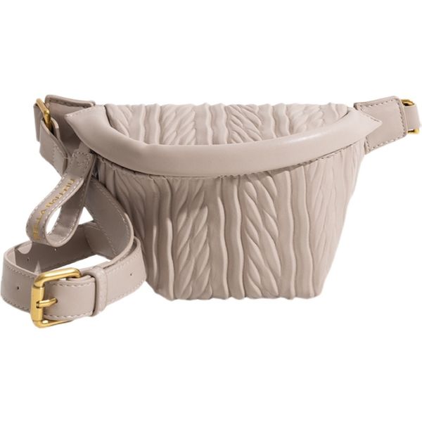

fashion chain fanny banana new brand belt women waist pack pu leather chest bag belly c0225