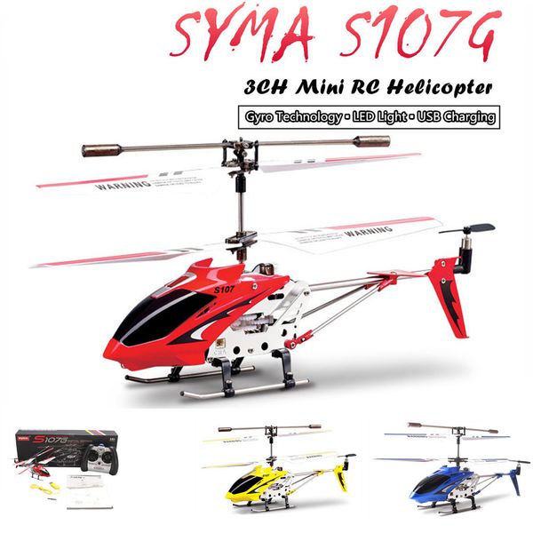 S107G RC B3.5CH Alloy Copter Helicopter Eingebauter Gyro Quadcopter Anti-Kollisions-Anti-Drop Eachine-Hubschrauber