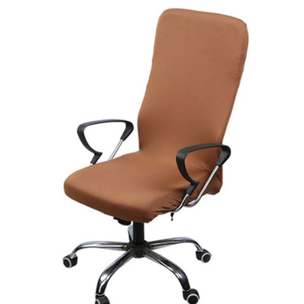 

decoration chair cover swivel protection elastic slipcover zipper polyester